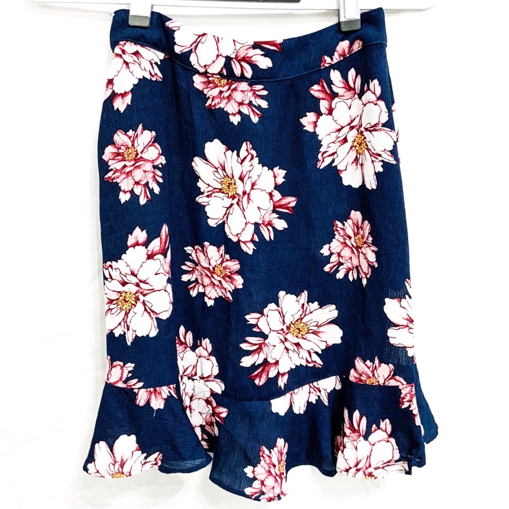 Soprano Floral Midi Skirt